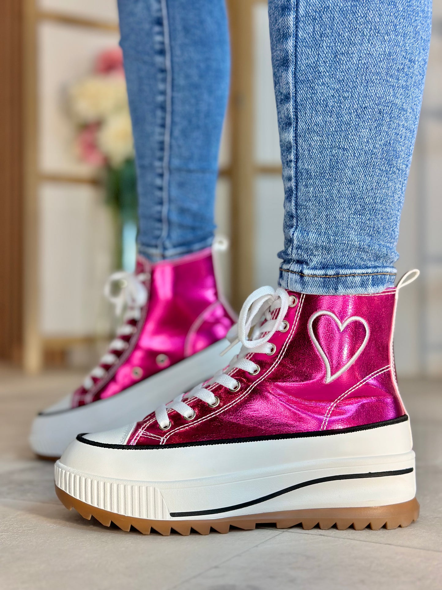 SNEAKERS AMANDINE FUCHSIA