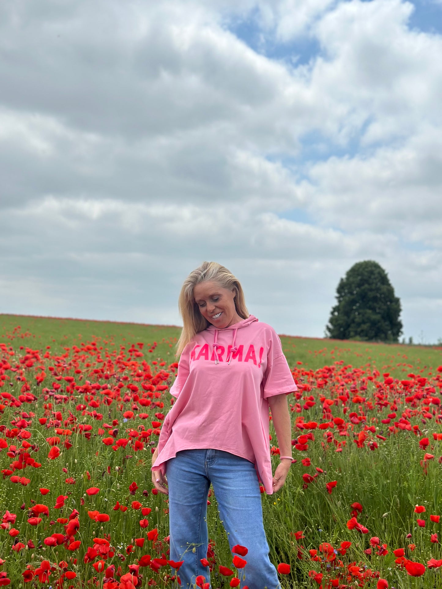 TEE SHIRT KARMA ROSE