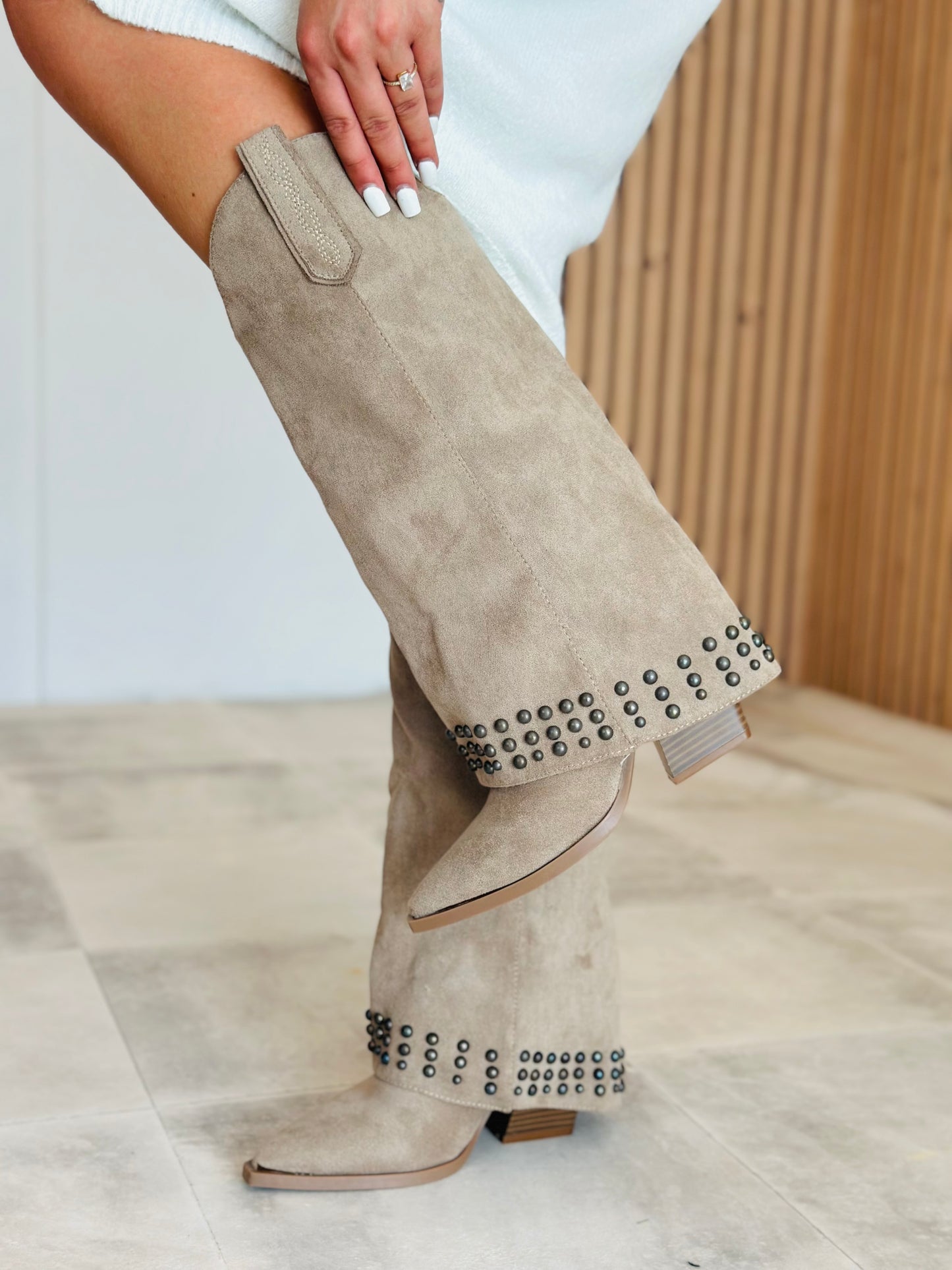 Bottes « JENNY » TAUPE