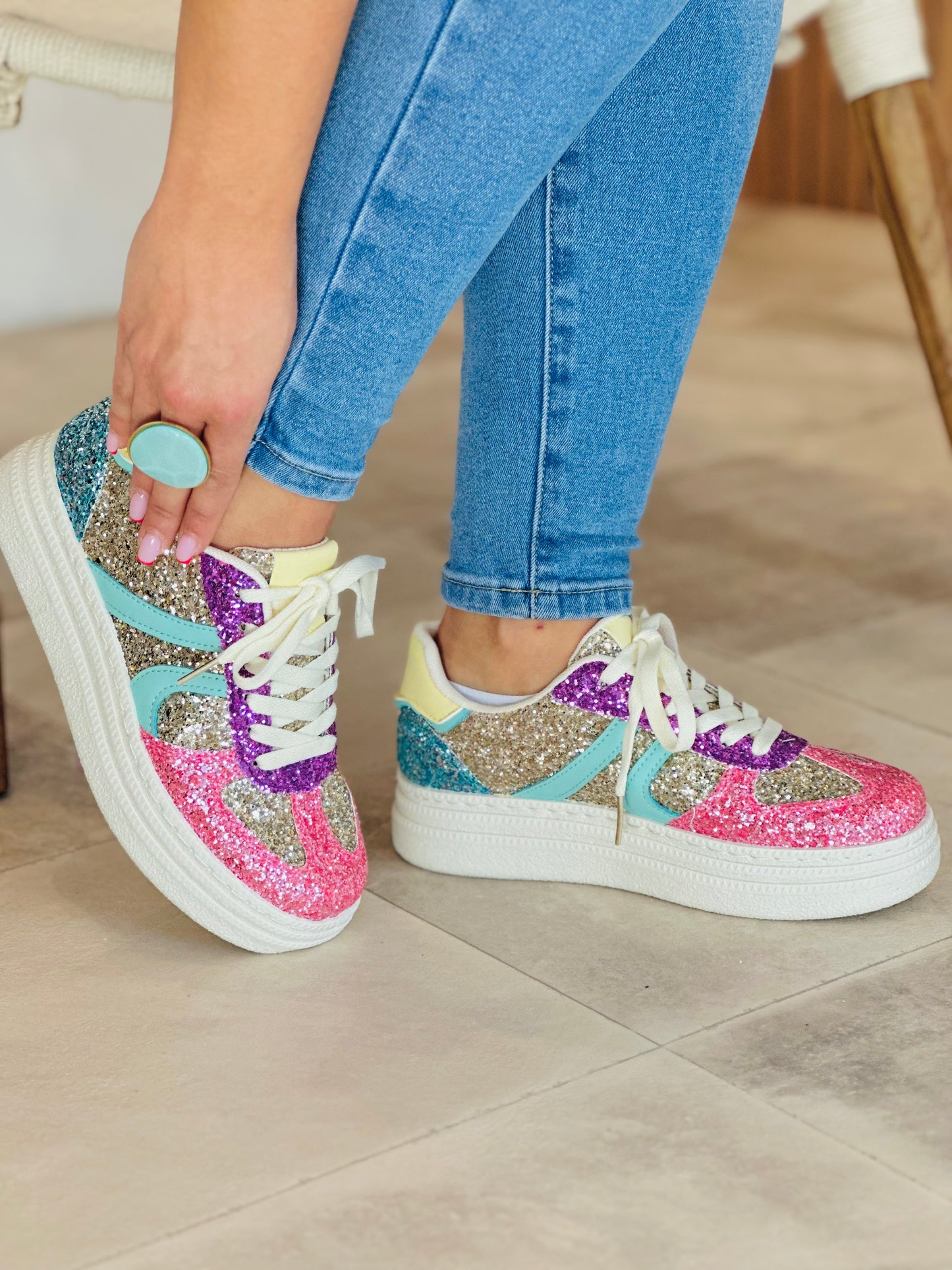 Sneakers « PATTY » ROSE