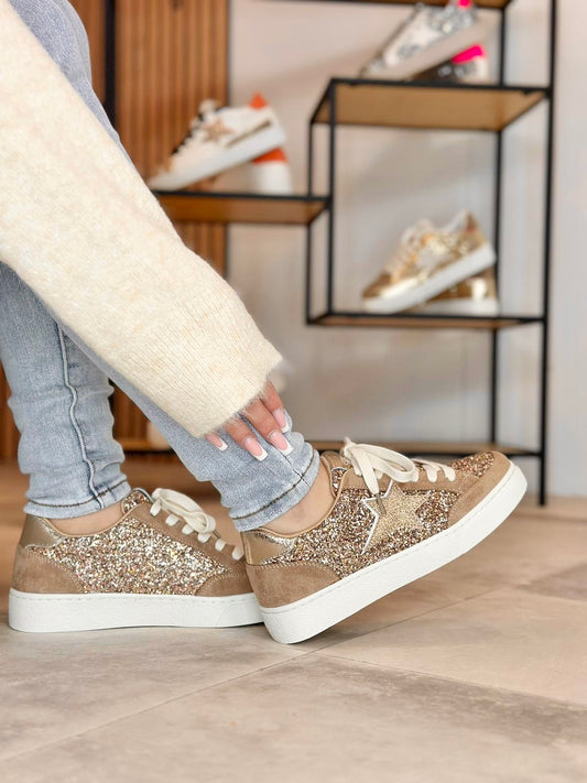 SNEAKERS « Stella » taupe