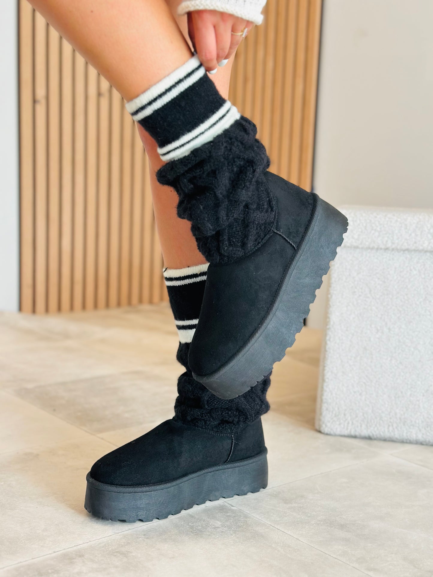 Bottes «Huggy» Noir