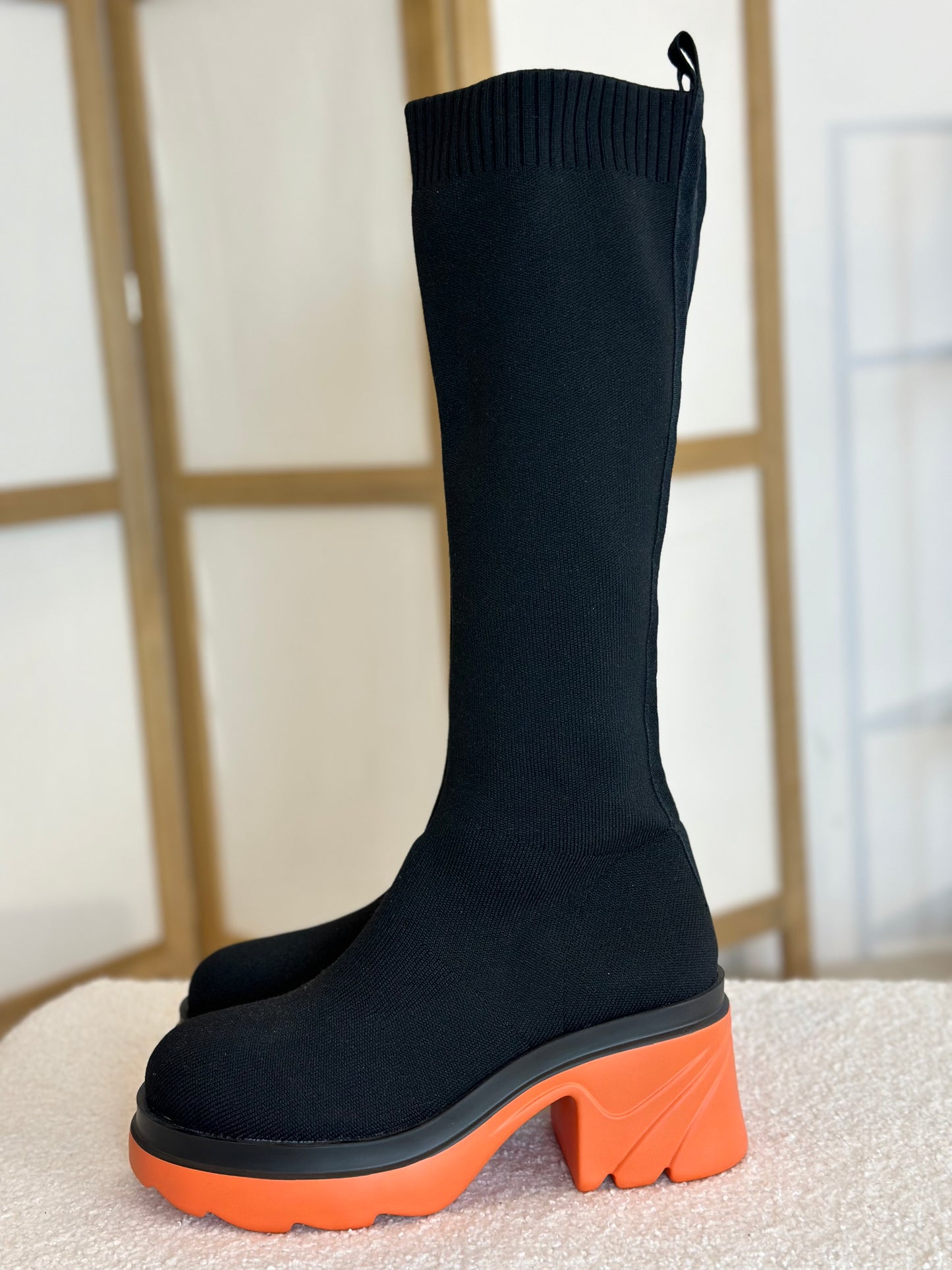 BOTTE NOIR CHAUSSETTES