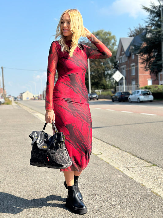 Robe « ELODIA » ROUGE