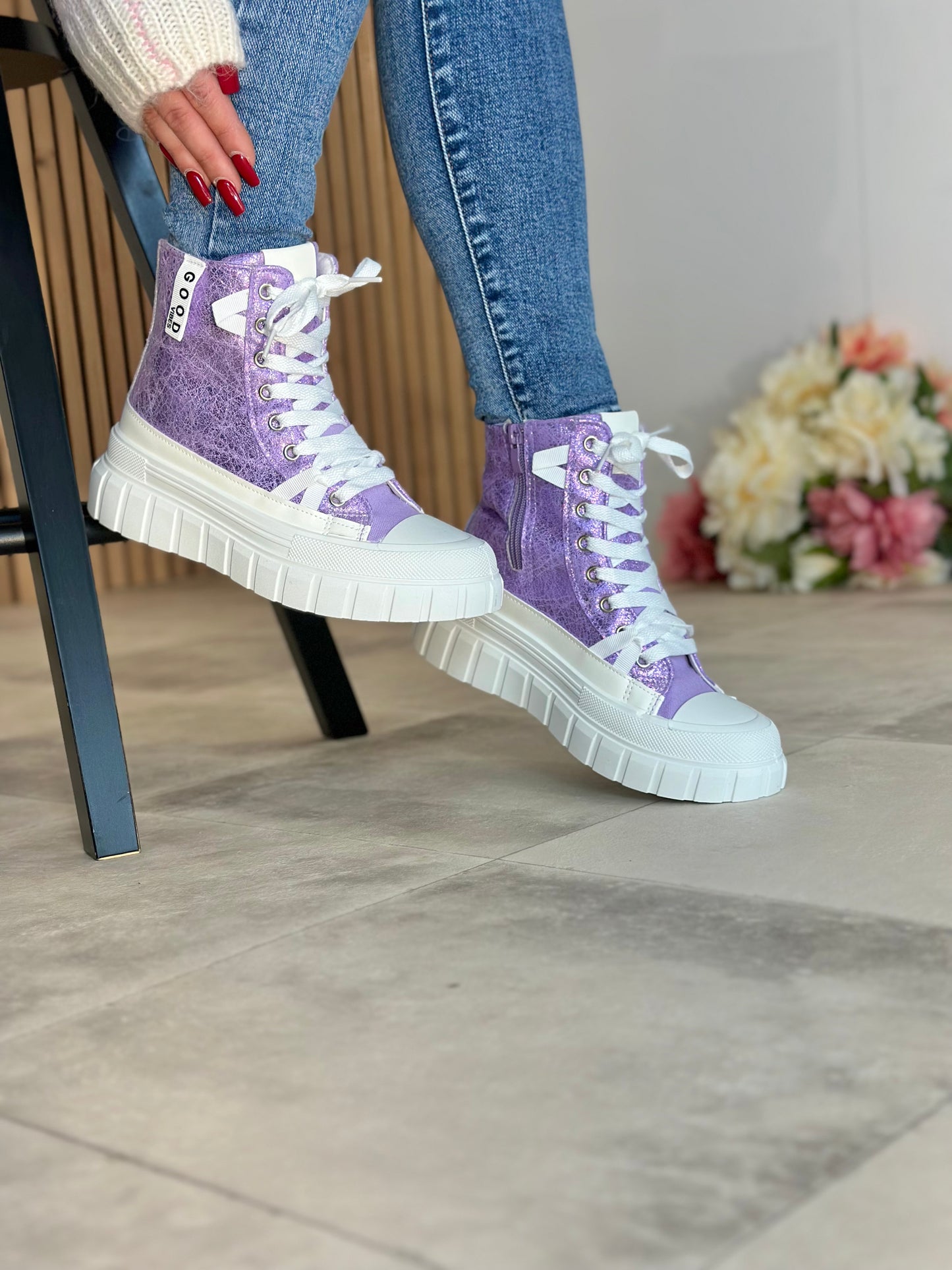 SNEAKERS GOOD LILAS