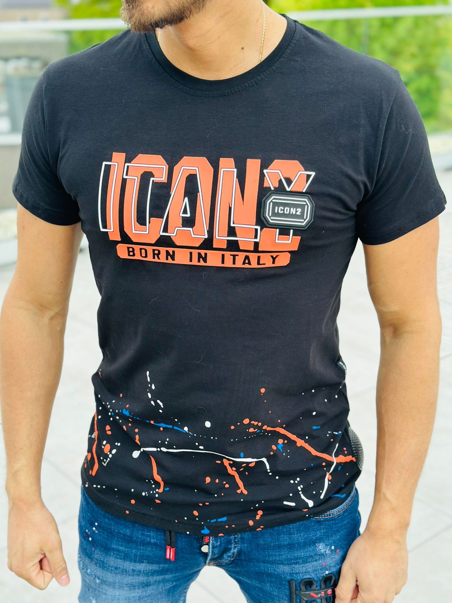 TEE SHIRT ICON NOIR