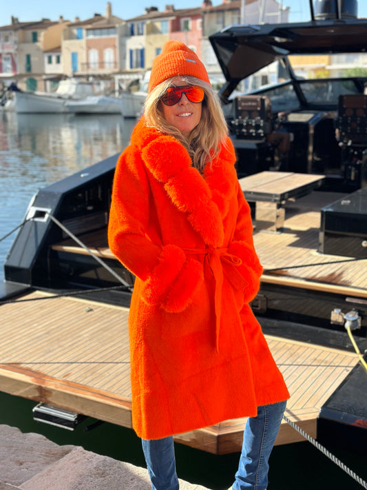 Manteau "ROMY" ORANGE