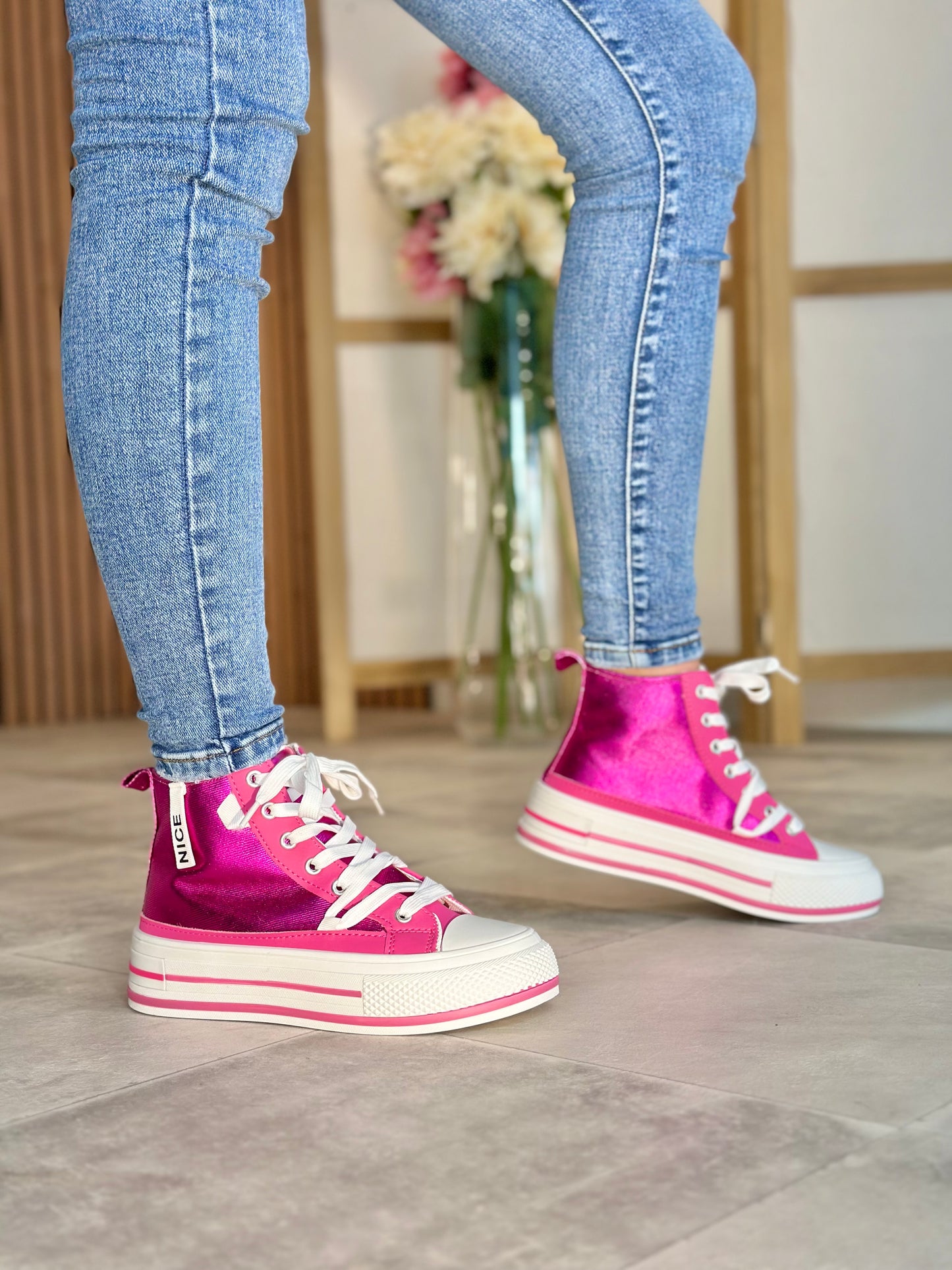 SNEAKERS MARIA FUCHSIA