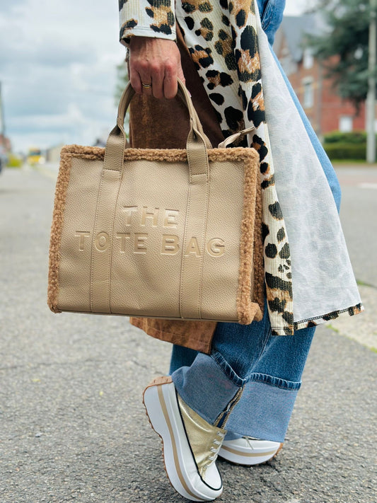 Sac "TOTEBAG TEDDY" BEIGE