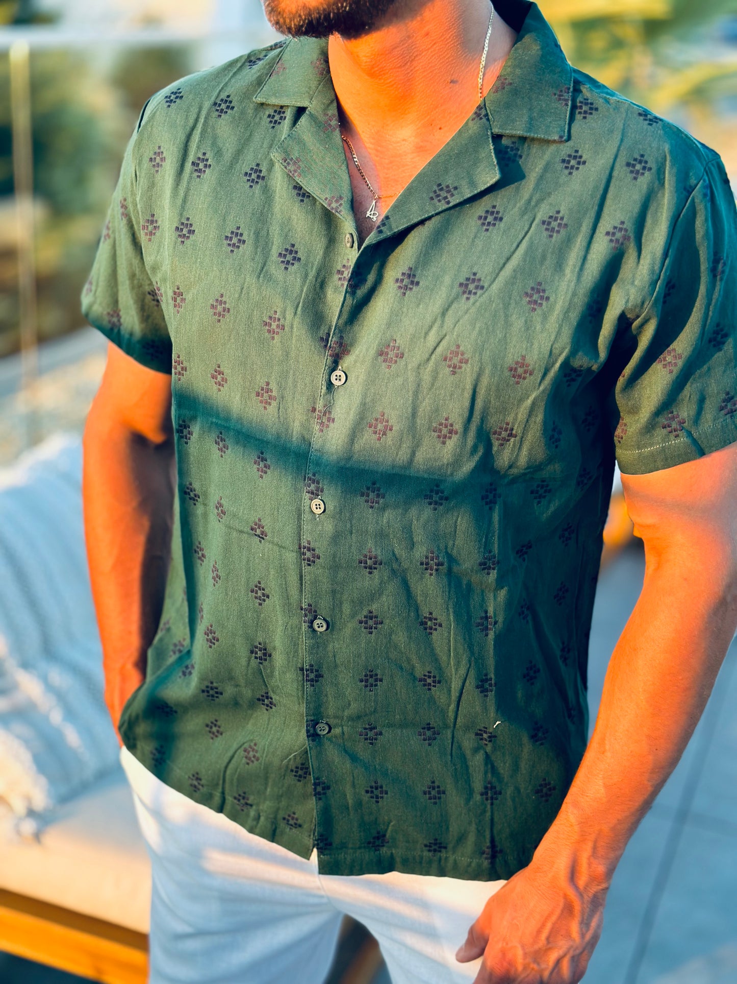 CHEMISE LINO VERTE