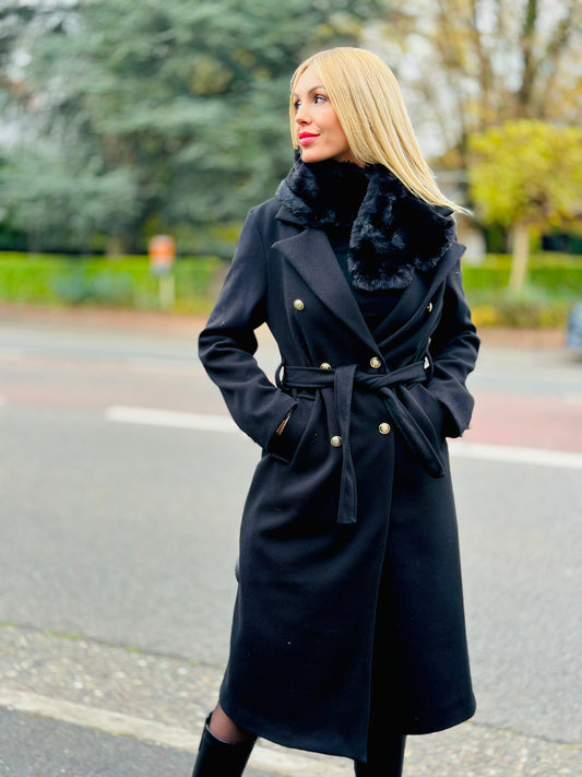 Trench « EMILIE » NOIR