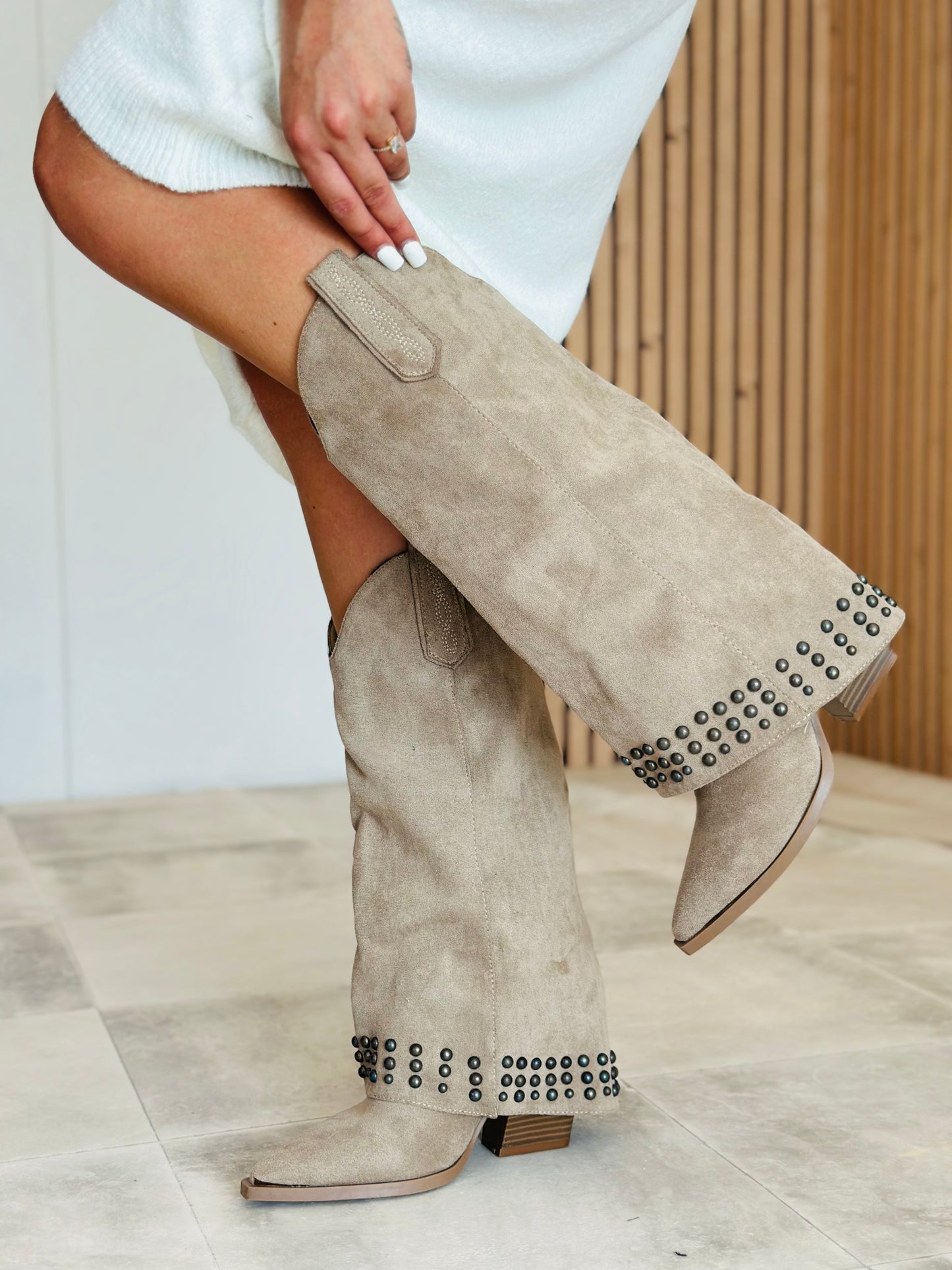 Bottes « JENNY » TAUPE