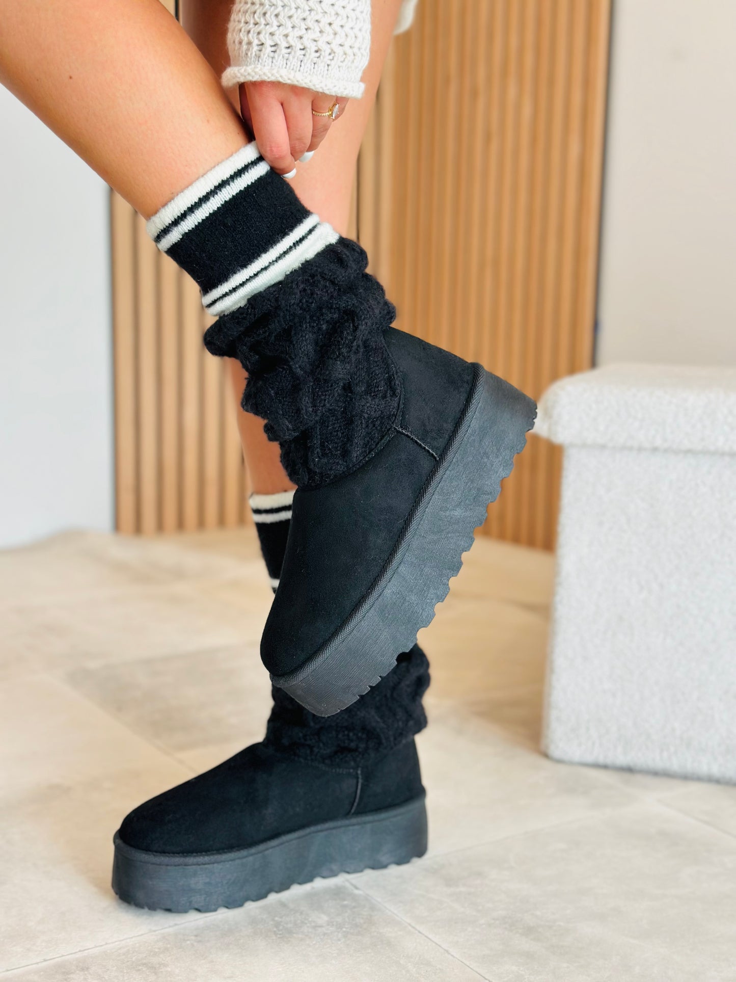 Bottes «Huggy» Noir