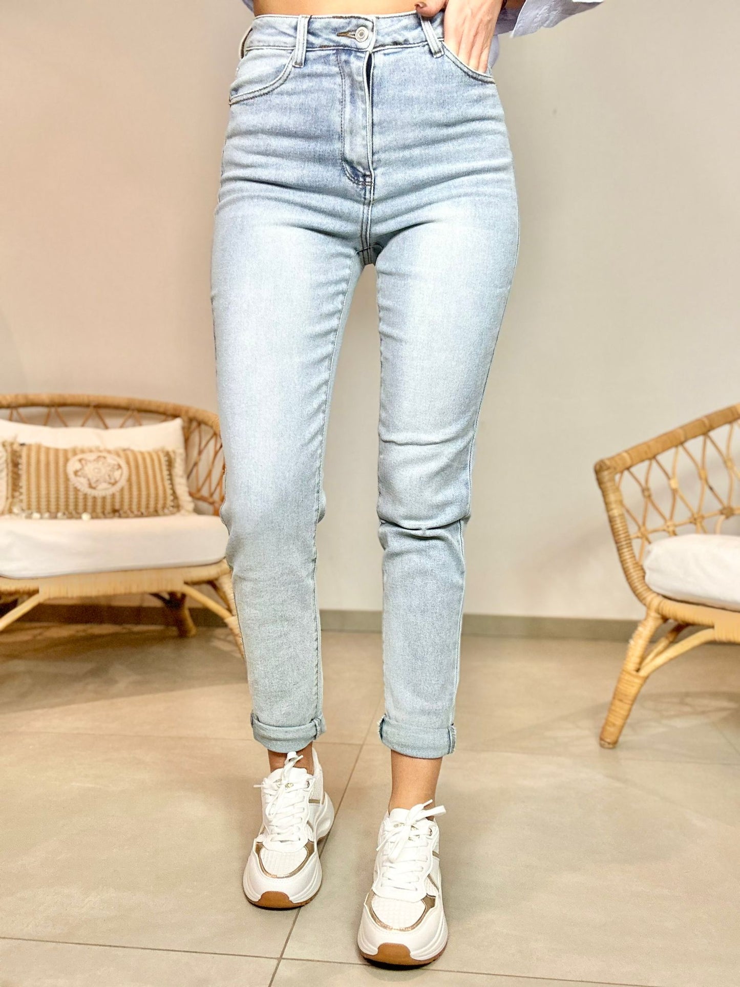 JEANS MOM STRETCH 133-25