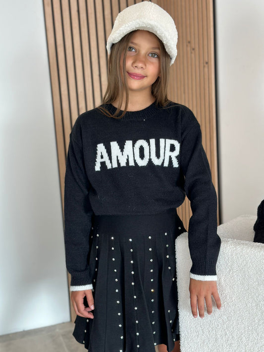 PULL AMOUR NOIR