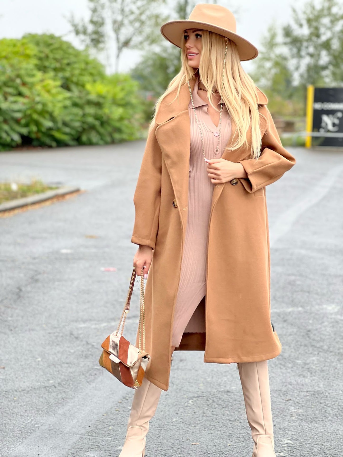 Manteau Monroe camel