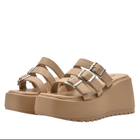 SANDALES GANY BEIGE